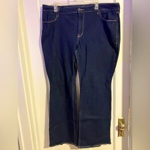 Old Navy high waisted flare dark wash jeans
